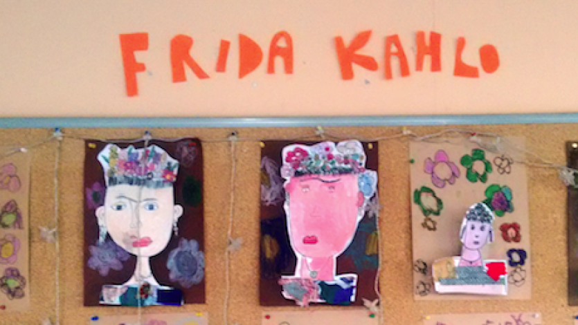 Ένα μάθημα εικαστικών με θέμα τη Frida Kahlo, για την άνοιξη