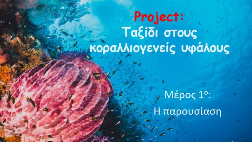 Project: Ταξίδι στους κοραλιογενείς υφάλους